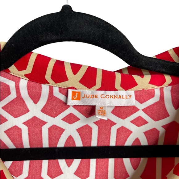 Jude Connally Michelle Dress Geometric Knee Length Size Small NWOT - Picture 5 of 5